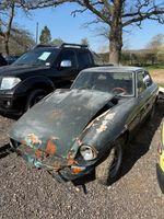 left hand drive classic mgb gt LHD damaged project