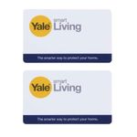 Yale Smart Door Lock Key Cards x2 Cards in Pack P-YD-01-CON-RFIDC