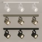 GU10 LED Track Lighting Kit 1M–5M 2–10 Spot Light Heads Black White Chrome