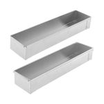 Cheesecake Pan Rectangle Cake Pan 201 Stainless Steel Leakproof with Inside