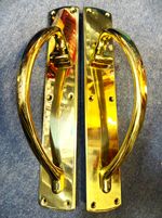 Elegant Pub  / hotel door pull handles 18"X3" sold as pair