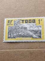 French Togo 1924 Le Cocotier Coconut Palm 1c Stamp RefN8