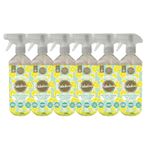 Fabulosa Antibacterial Disinfectant Spray, All 500 ml (Pack of 6), Yellow