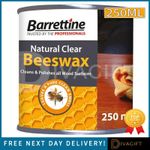 BARRETTINE NATURAL CLEAR BEES WAX 250ML | CLEANS & POLISHES ALL WOOD SURFACES