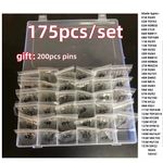 175Pcs Car Key Blank Remote KD Key Blade 35Types Each 5Pcs for KD900/KD-X2 KD VV