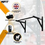 Heavy Duty Pull Up Bar Wall Mounted Home Gym Trainer 