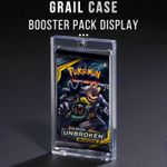 Booster Pack Magnetic Display Case – UV Resistant One-Touch Holder Protector TCG