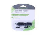 2 x Ultrasonic Car Animal / Deer Warning Whistles auto safety alert device black