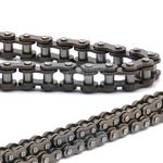 ROLLER CHAIN 04C #25 DRIVE CHAIN SIMPLEX CONVEYOR CHAIN 6.35MM PITCH FULL BUCKLE