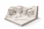 Detailed 3D Printed Mount Rushmore Replica Sculpture | American History Gift