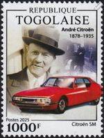 Andre CITROEN SM Car MNH Stamp (2025 Togo)