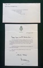 Antique Hand Signed Letter Prince Charles of Wales Birkhall Scotland 2005