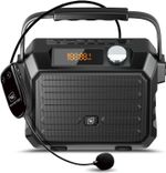 Wireless Voice Amplifier for Teachers, 30W Portable PA Speaker System, Wireless