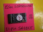 Loksound  ESU  21 Pin Sound Decoder.                   Blank.  select