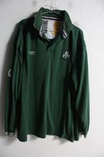 Cotton Traders Ireland Rugby Union Shirt Jersey Green -Size 2XL XXL (N32)
