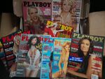PLAYBOY MAGAZINES X4 RANDOM ISSUES WITH CENTREFOLDS  VERYGOOD/CONDITION