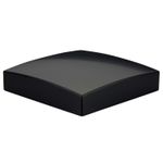 Forge Black Flat Cap Newel Post Top – 70mm 82mm 90mm Full & Half Options