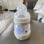X 20 MAM 130ml Anti Colic Wide Neck Baby Feeding Bottles Slow Flow Silicone Teat