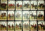 ON GUARD Victorian Card Game Military Soldiers Vintage Jaques playing cards