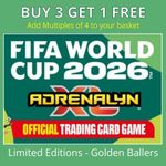 Panini FIFA World Cup 2026 - RARE CARDS - Golden Baller, Momentum, Dream Box etc