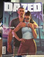 GTA 6 DAZED MAGAZINE. IN HAND WITH STICKERS