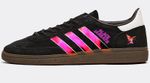 Black Sabbath Ozzy Osbourne inspired black Adidas Spezial trainers. ALL SIZES.