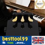 3-Pedal Sustain Piano Pedal Extender Bench Keyboard Foot Damper Pedal Adjustable