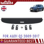 REAR PARCEL SHELF FOR AUDI Q5 MK1 BOOT LOAD LUGGAGE COVER 2009-17 BLACK QUALITY