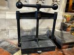 Large Antique Iron Screw Press / Printing Press