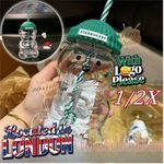 2026 NEW Starbucks Barista Bear Glass Cup(500ml) Limited Edition Christmas Cup