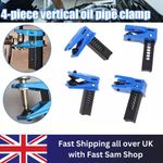 4PCS Auto Car Brake Oil Pipe Nozzle Clamp Plug Tubing Prevent Clip Tool