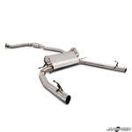 JAPSPEED STAINLESS CATBACK TWIN EXIT EXHAUST FOR HONDA CIVIC TYPE R FN2 05-11