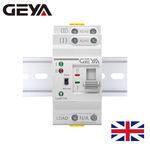 GEYA Mini Dual Power Automatic Transfer Switch Grid to Alternator 2P 63A 220V UK