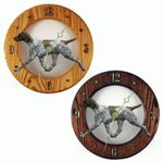 German Shorthaired Pointer Wood Clock