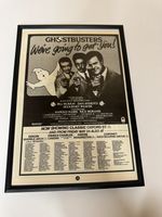 GHOSTBUSTERS Movie Film 1985 Framed Original Magazine Advert Poster Retro 80’s