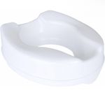 Homecraft Raised Toilet Seat 4 Inch (10 cm) – Toilet Riser for Elderly, Disab