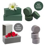 Floral Foam Bricks Wet Dry Cylinder Flower Arranging Wedding Craft Decoration