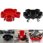 Detailing Bucket with Wheels Heavy Duty Car Wash Bucket for Auto Detailing