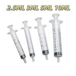 2.5ML 3ML 5ML 10ML Reusable Small Plastic Hydroponics Nutrient Measuring Syringe