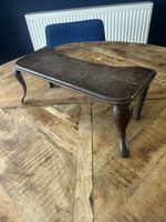 Vintage Cast Iron Footman Step Or Kettle Stand With Cabriole Legs