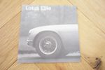 Lotus Elite Original Car Brochure Fold Out Sheet Catalogue