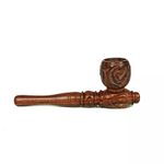 Wooden Tobacco Smoking Pipes Dry Herb Pocket Small Medium Size Various Design