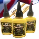3 x Bottles FREDRICKS Professional Valve Oil Synthetic Trumpet Oil For Musical