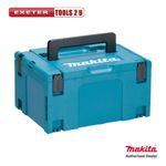 Makita 821551-8 MakPac Type 3 Stacking Connector Case 396mm x 296mm x 210mm