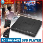 DVD Player for TV,  Region Free DVD Players for TV, Slim DVD Play W/AV Cable