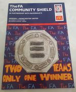 F.A. Community Shield Matchday Programme 08/08/04 Arsenal V Manchester United