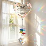 Personalised Crystal Suncatcher Rainbow Bridge Hanging Decoration Gift for Mum