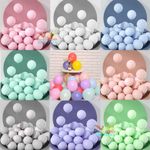 5" 10" 12" inch small pastel latex balloons WHOLESALE party birthday 100 wedding