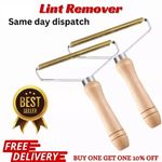 Portable Lint Remover Carpet Rake Scraper Dog Fur Fuzz Scraper Lint Roller Tool.