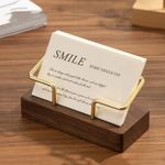 Business Card Holder Organizer Office Desk Display Stand Tabletop Card Storage.